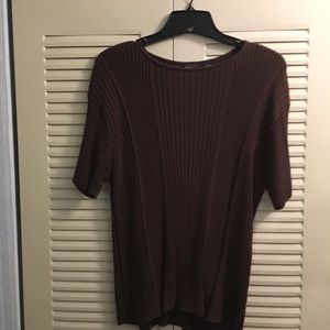 Erika Short Sleeve Ribbed Top